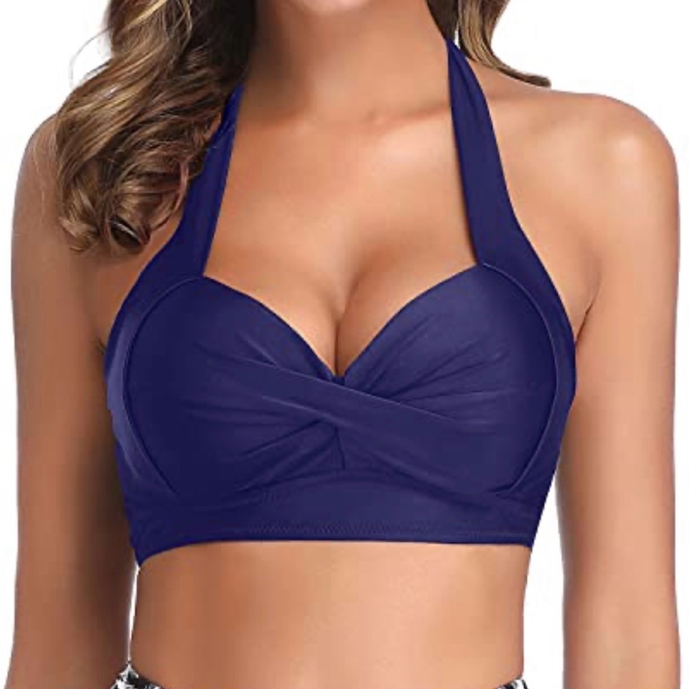 💥2/$33💥 Tempt Me Purple Halter Bikini Top